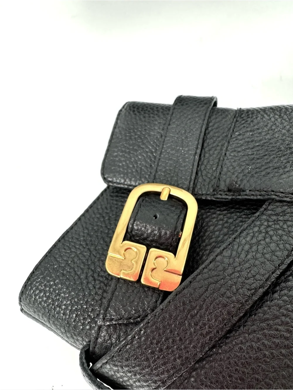 Tory Burch Brooke Bootie Black Tumbled Leather 9.5